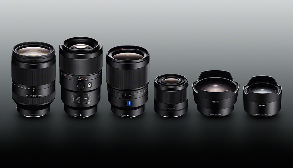 Dàn Lens của Sony luôn nổi tiếng với mức giá "chát" nhất nhì thị trường