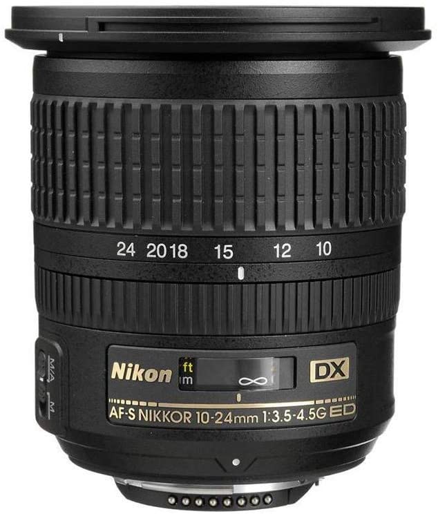 Lens zoom Nikon AF-S DX NIKKOR 10-24mm f/3.5-4.5G ED với tính năng lấy nét tự động cho máy ảnh DSLR Nikon 